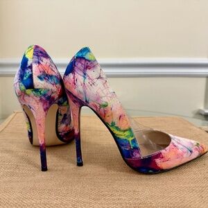 STEVE MADDEN Wileen Heels | Women's Size 8.5 | Multi